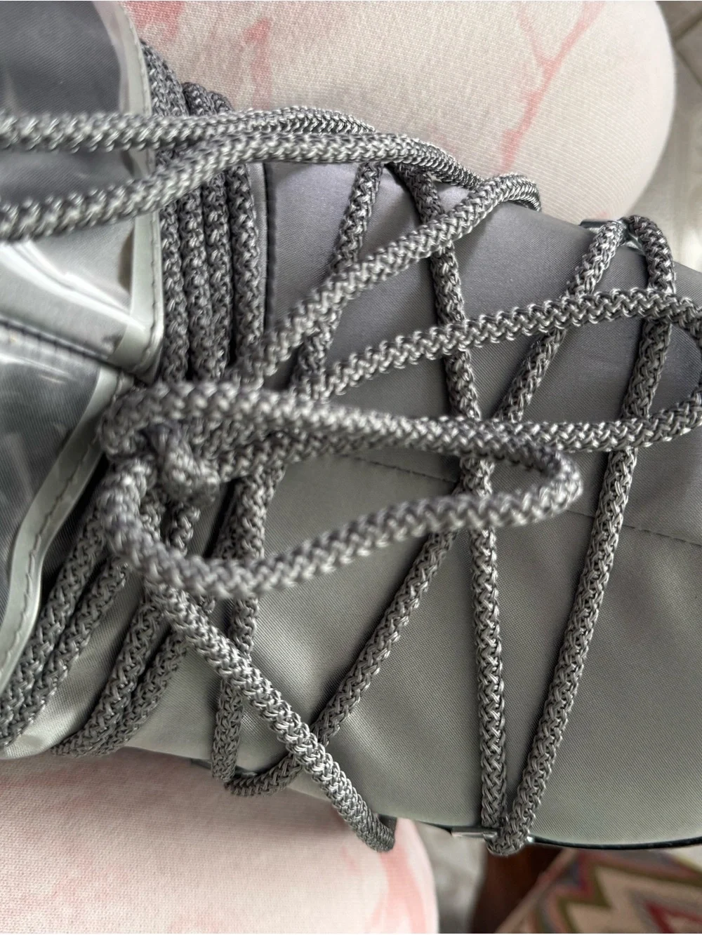 Moon Boot unisex Silver low glance boots
